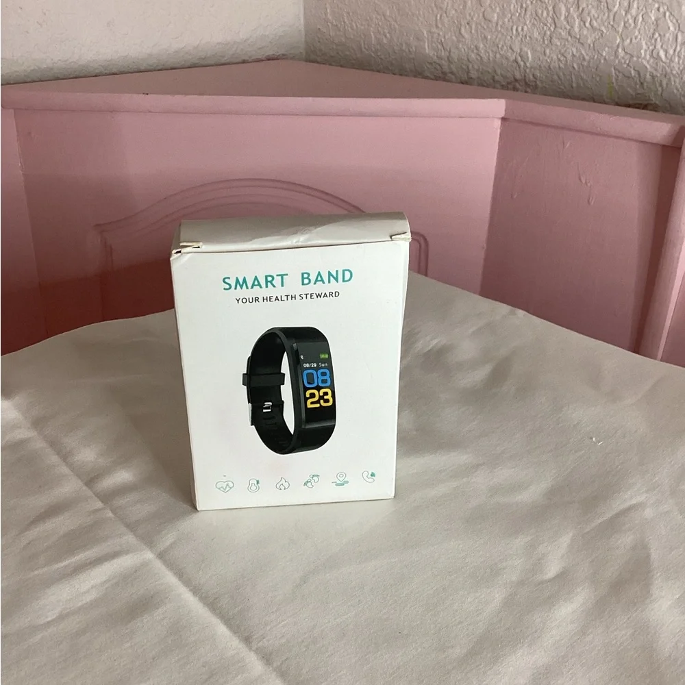 New Smart Band Your Health Steward Watch Step Counter Red Fitbid Step Counter